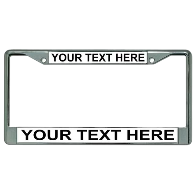 Custom Engraved Car Plate Frame