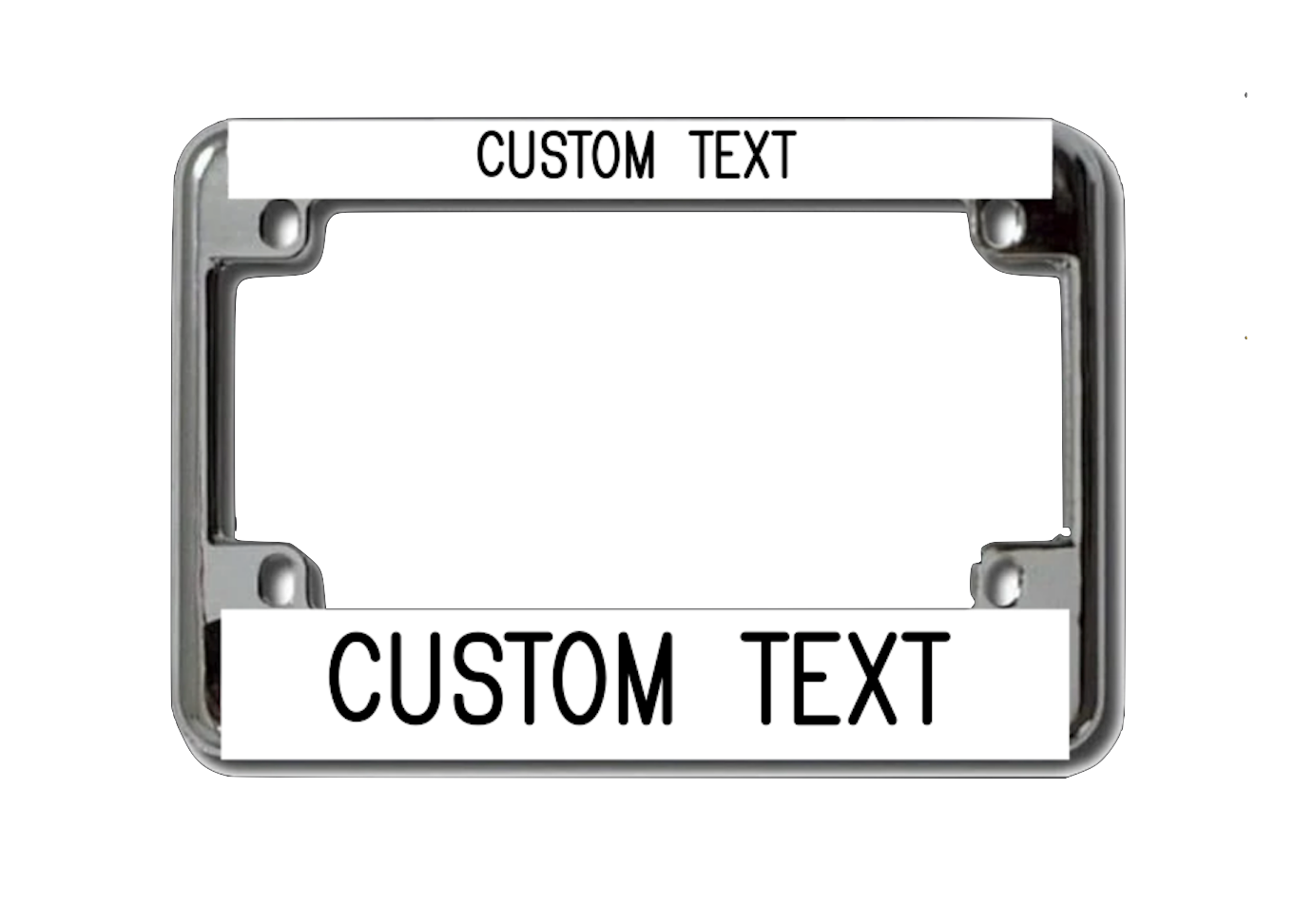 Custom Engraved Bike Plate Frame