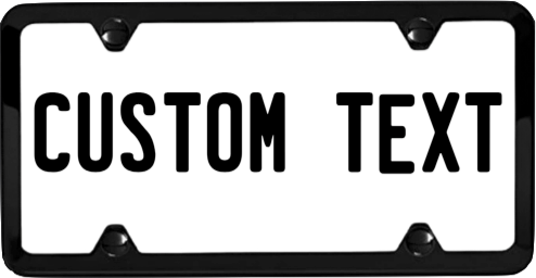 Custom Car Plate (6x12)